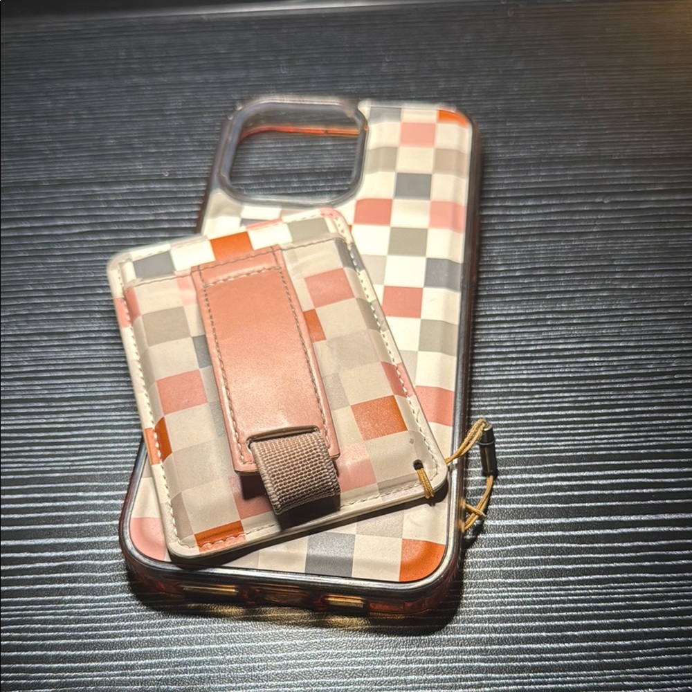Wallis Red and Pink Phone Case with Ring Holder